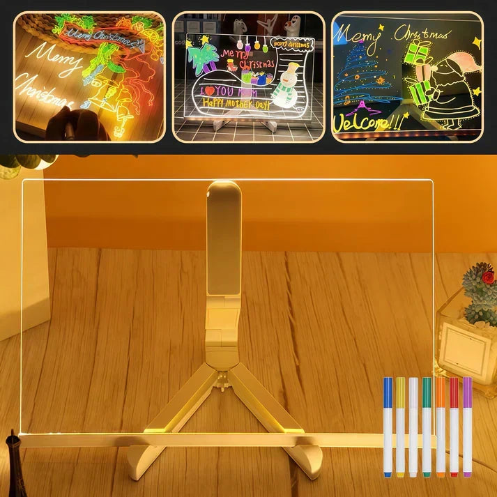 Skanto | IllumiWrite LED Drawing Board – Reusable Light Board for Creative Minds