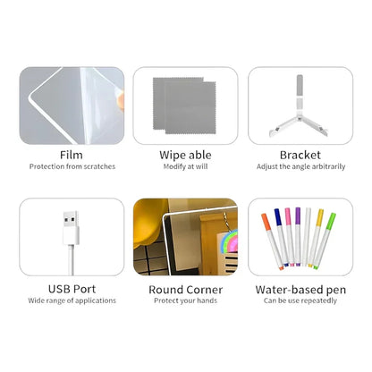 Skanto | IllumiWrite LED Drawing Board – Reusable Light Board for Creative Minds