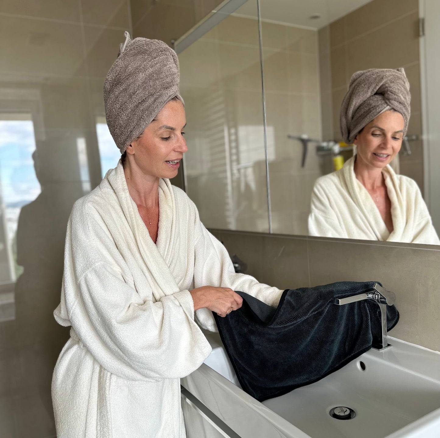 Sandsberg - XXL Bath towel for drying (40x60cm)