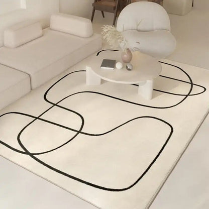Abstract Weave – Luxury Wool Area Rug with Design Bowlift