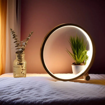 BowLift | Halo Glo Table Lamp: Elegant LED Lighting With Touch Control
