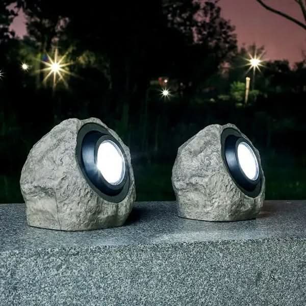 BowLift | Solar Rock Light – LED Garden Stone Lamp