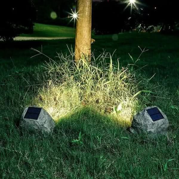 BowLift | Solar Rock Light – LED Garden Stone Lamp