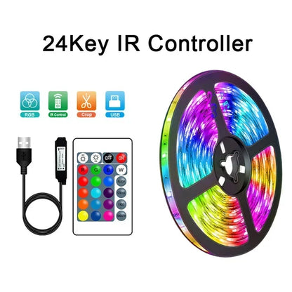 USB LED STRIPE WITH COLOR CHANGE - RGB LIGHT FOR ROOM DECORATION & TV BACKLIGHTING | Karnz