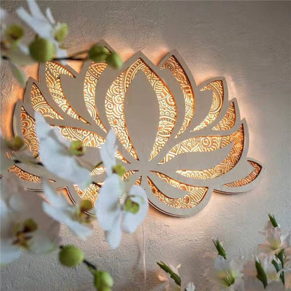Spiritual Lotus Wall Lamp