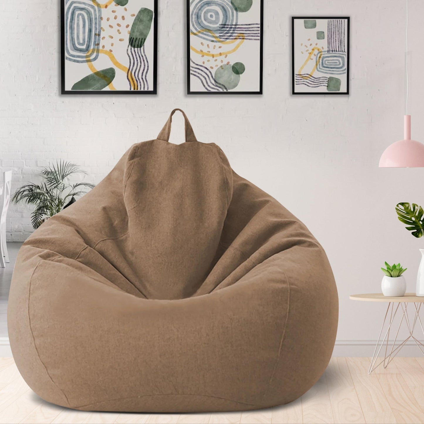 BowLift | Luxury Linen Bean Bag – Ergonomic & Stylish Comfort Seating
