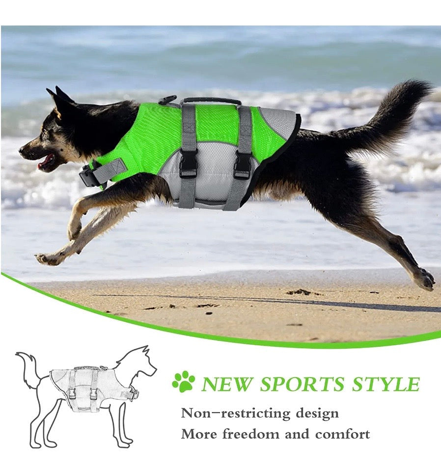 Skanto | WagLife - Reflective Floating Dog Life Vest (Adjustable)