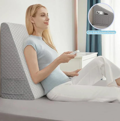 BowLift | Wedge Pillow for Sleep Apnea | Elevates Head, Reduces Snoring & Acid Reflux for Restful Sleep