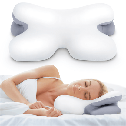 BowLift | Side Sleeper Pillow | Ergonomic Memory Foam for Neck Pain Relief & Comfortable Sleep |Best Pillow for Back Pain