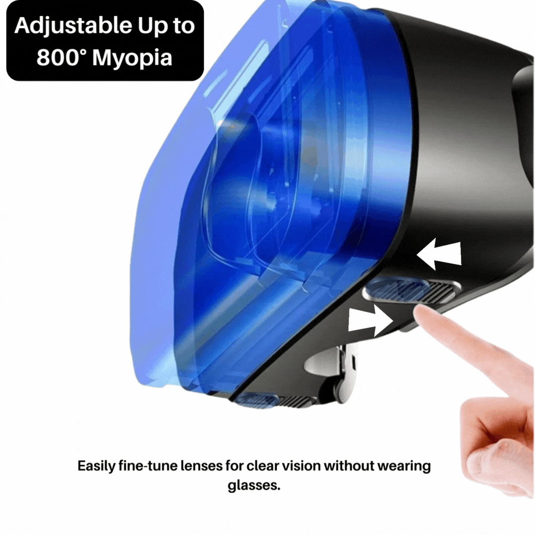 BowLift | VISIAX – 3D VR glasses with headphones & controller