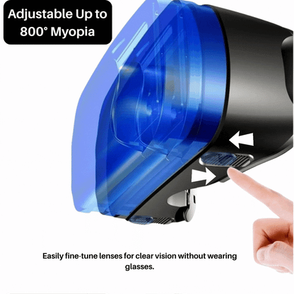 BowLift | VISIAX – 3D VR glasses with headphones & controller