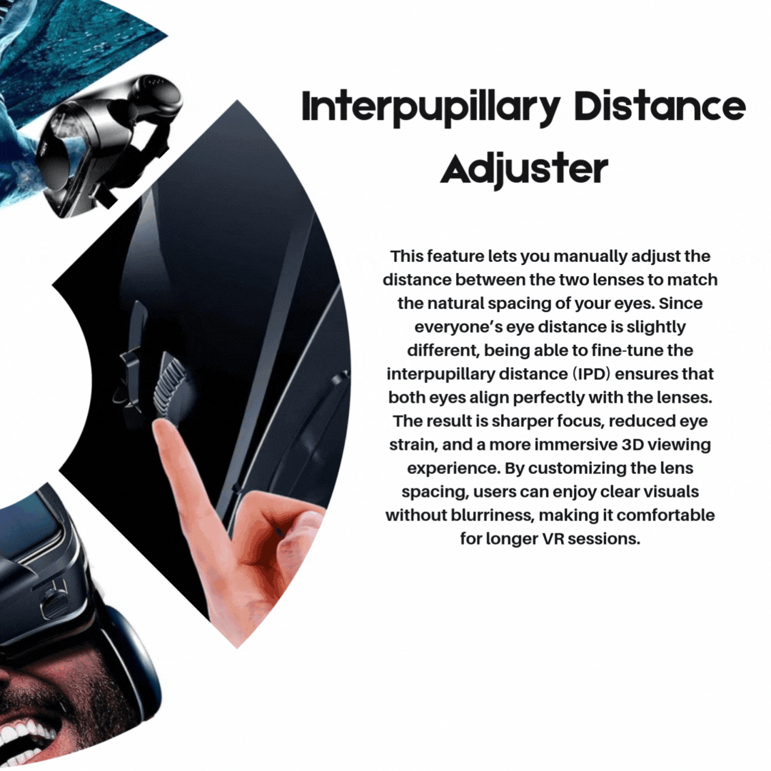 BowLift | VISIAX – 3D VR glasses with headphones & controller
