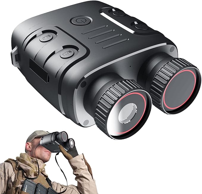Skanto | Infrared Night Vision Binoculars Camera - HD 4x Zoom Night Vision Goggles for Total Darkness