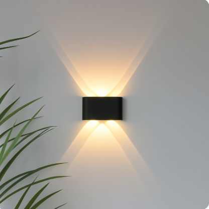 Skanto | Modern Indoor Outdoor Wall Light – Minimalist LED Fixture