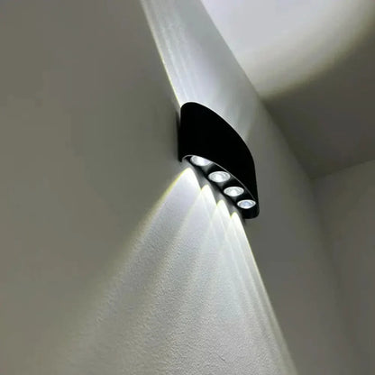 Skanto | Modern Indoor Outdoor Wall Light – Minimalist LED Fixture