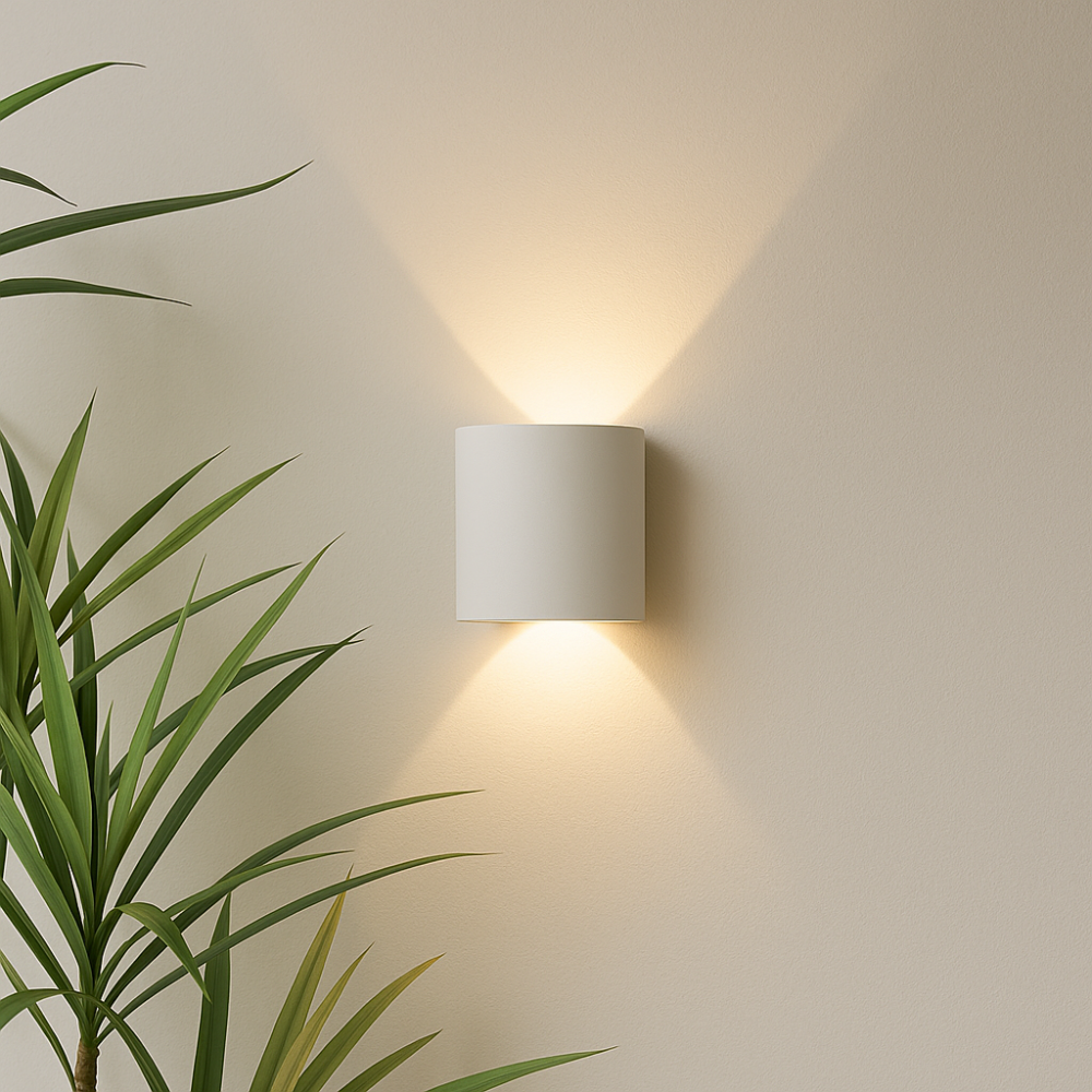 Skanto | Modern Indoor Outdoor Wall Light – Minimalist LED Fixture