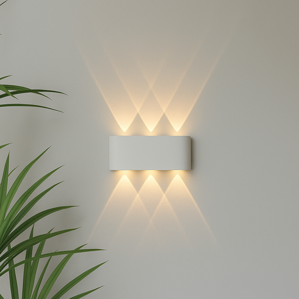 Skanto | Modern Indoor Outdoor Wall Light – Minimalist LED Fixture