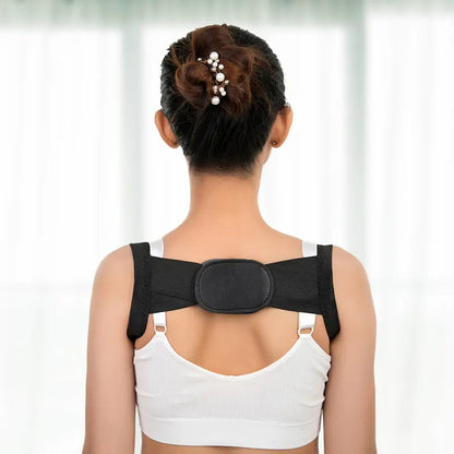 Adjustable Back Posture Corrector with Breathable Fabric, Sizes S–XL