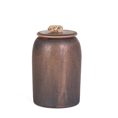 Japanese ceramic tea canisters, retro stoneware, airtight, ceramic Gong-Fu, for sweets, tea ceremony accessories