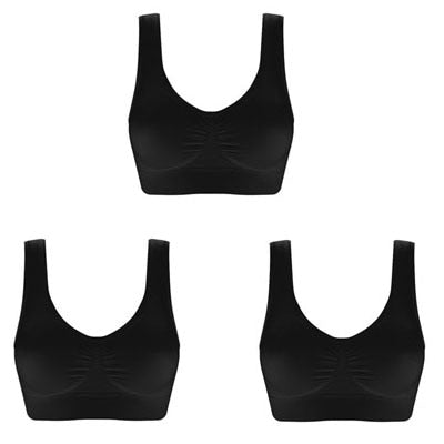 Skanto | Verdi Pack 3-Pack Seamless Push Up Bra Wireless Lingerie