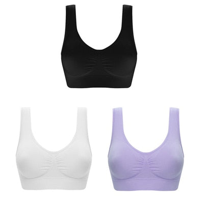 Skanto | Verdi Pack 3-Pack Seamless Push Up Bra Wireless Lingerie
