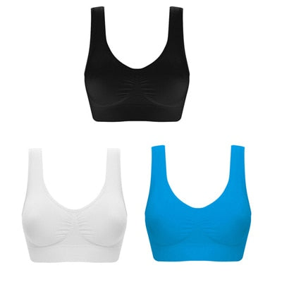 Skanto | Verdi Pack 3-Pack Seamless Push Up Bra Wireless Lingerie