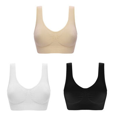 Skanto | Verdi Pack 3-Pack Seamless Push Up Bra Wireless Lingerie