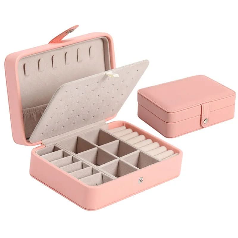 Skanto | Elegant Leather Jewelry Box for Rings & Earrings