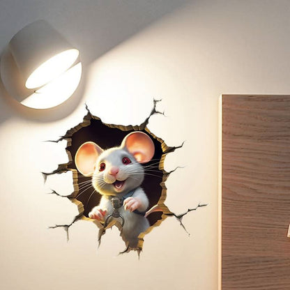 Kalsten | DecoraMice 3D Cartoon Wall Stickers | Adorable Mouse Wall Stickers for Children's Rooms and Living Space Decoration