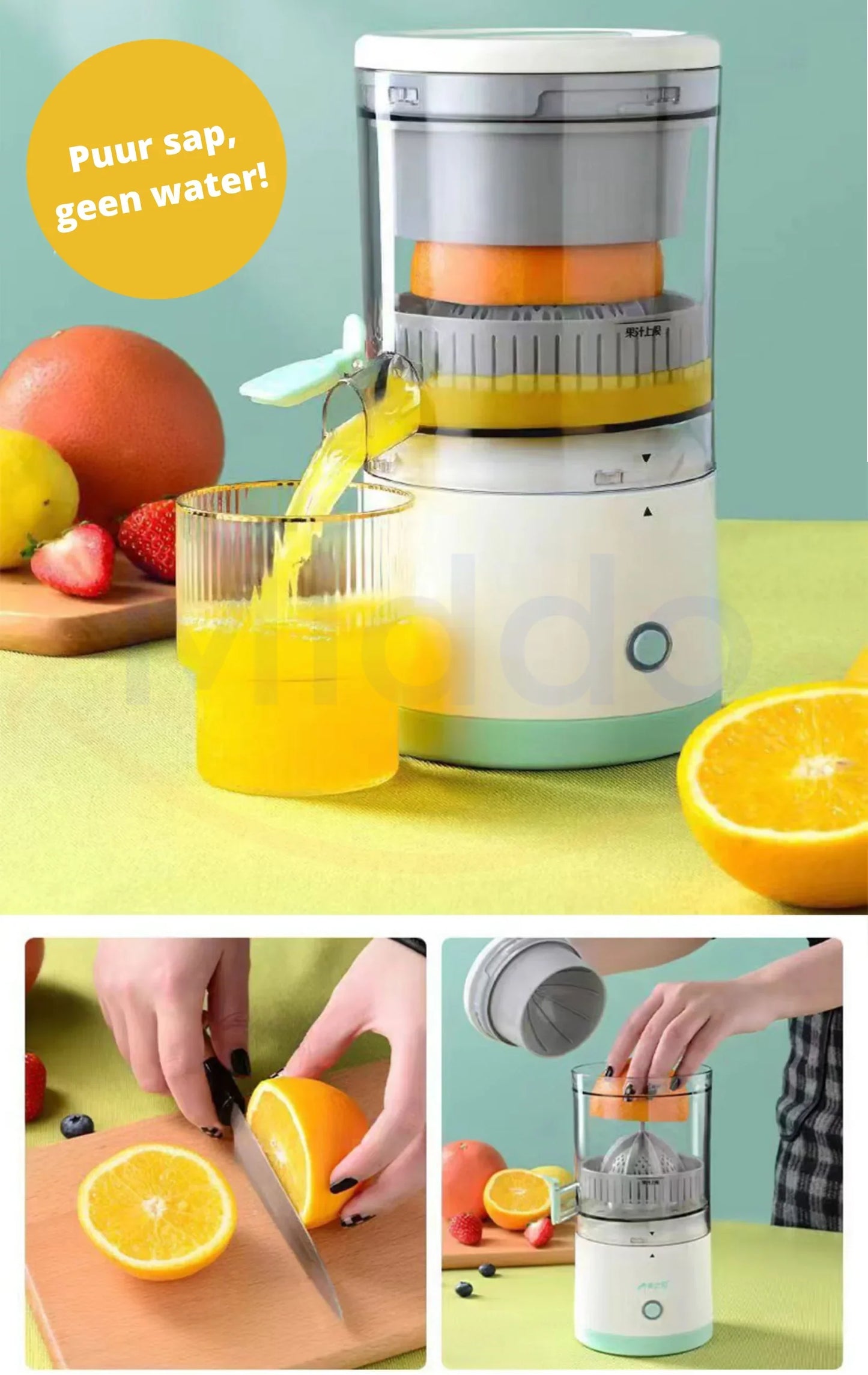 Skanto | Electric Citrus Juicer with Juice Collector – For Fresh Juice in Seconds