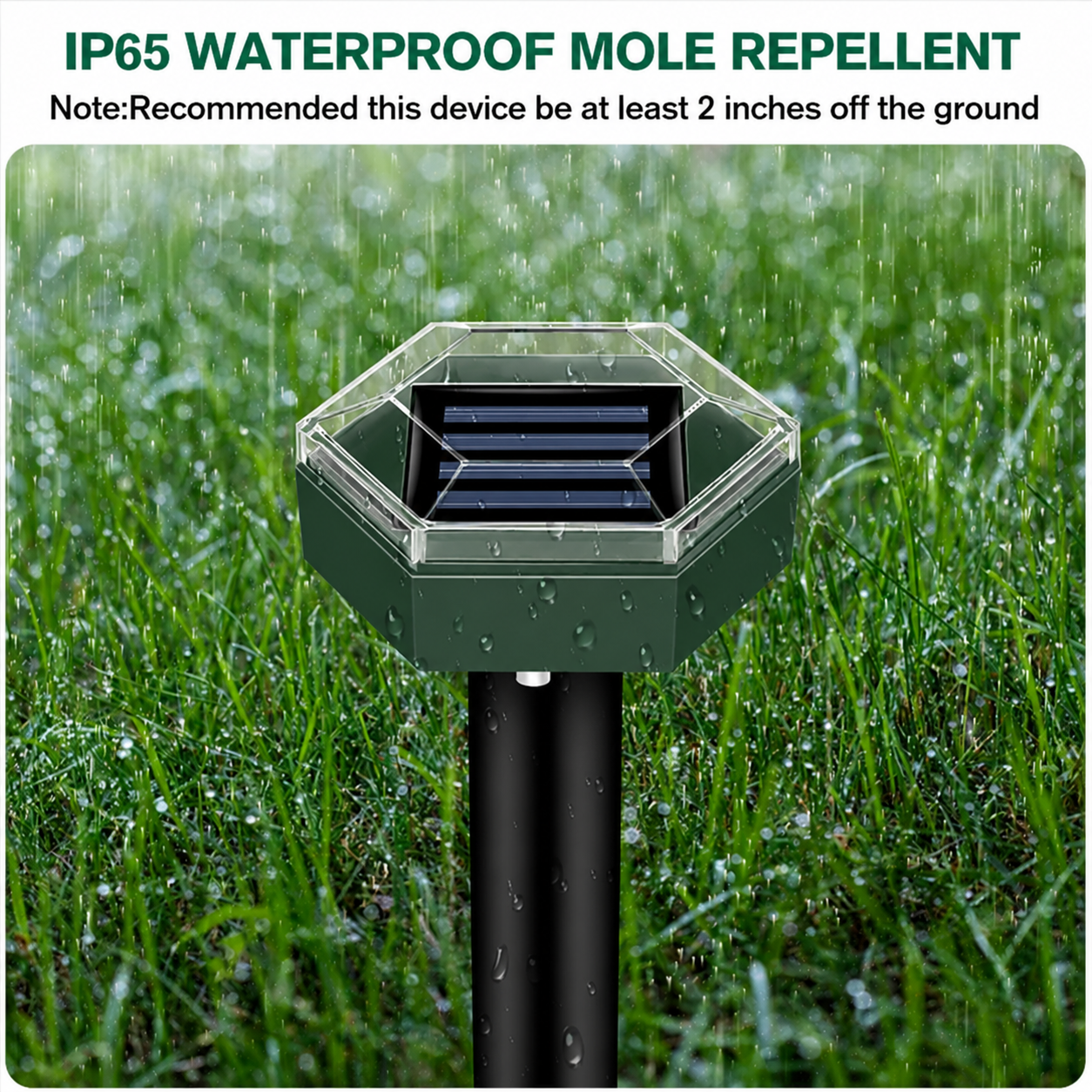 Kalsten | Ultrasonic Mole Repellent 4 Pack