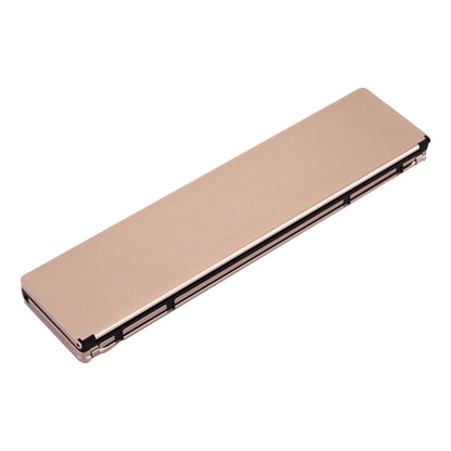 Skanto | F18 Ultra-slim Rechargeable Portable 58-Key Bluetooth Wireless Keyboard with Stand (Gold)
