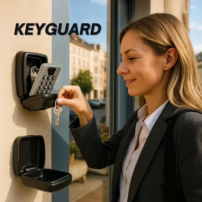 BowLift | KeyGuard Outdoor Safe – Weatherproof Wall-Mounted Key Box