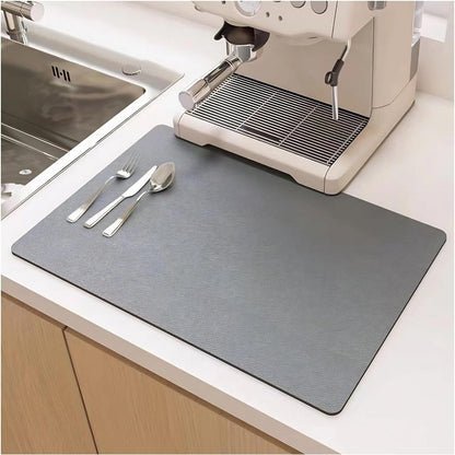 BowLift | Quick-Dry Kitchen Draining Mat – Ultra Absorbent & Hygienic Diatomite Dish Mat