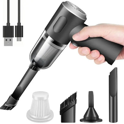 Cordless 3-in-1 Mini Vacuum Cleaner – Vacuuming, Blowing & Brushing all in one