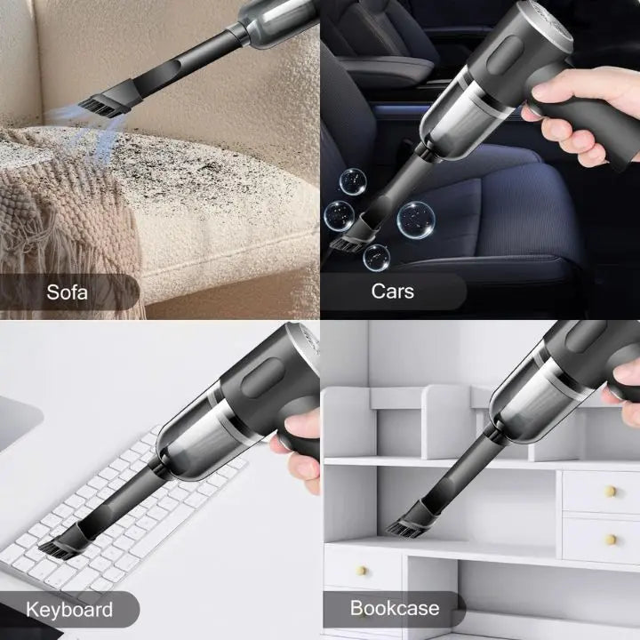 Cordless 3-in-1 Mini Vacuum Cleaner – Vacuuming, Blowing & Brushing all in one