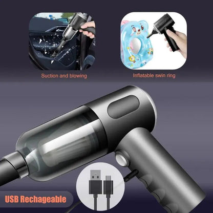 Cordless 3-in-1 Mini Vacuum Cleaner – Vacuuming, Blowing & Brushing all in one