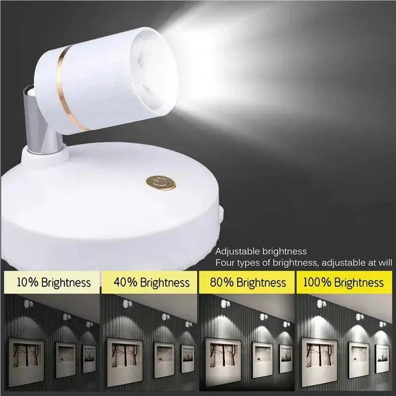 BowLift | Wireless LED Spotlight – Flexible, Dimmable, Stylish