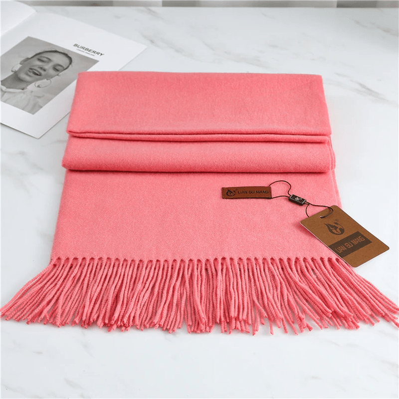 Skanto | Cashmere Scarf with Tassels for Warmth and Elegance