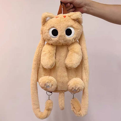 BowLift | Cute Cat Plush Backpack