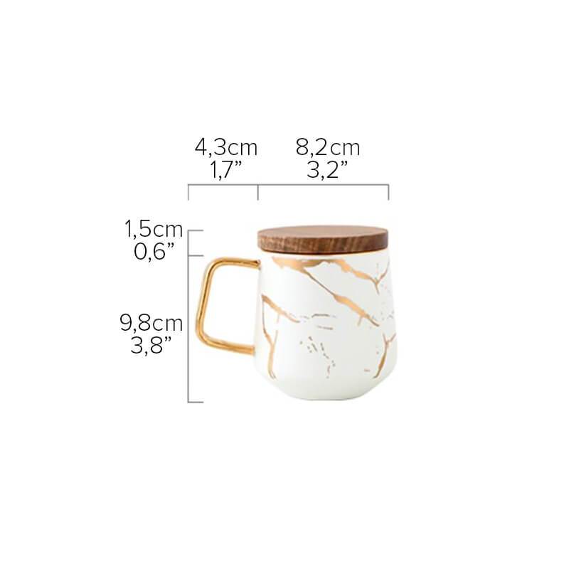 Kintsugi Nordic Ceramic Tall Mug | Karnz
