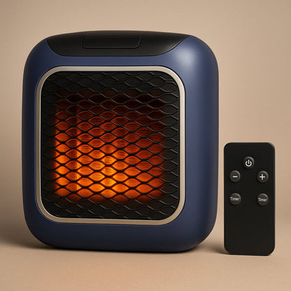 Skanto | WarmiWall Ceramic Wall Heater – Energy-Saving Mini Radiator with Thermostat