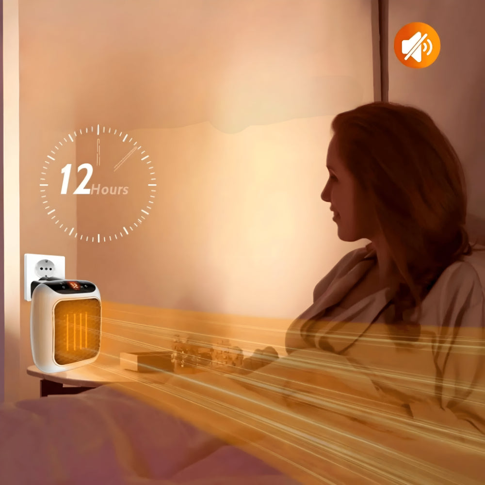 Skanto | WarmiWall Ceramic Wall Heater – Energy-Saving Mini Radiator with Thermostat