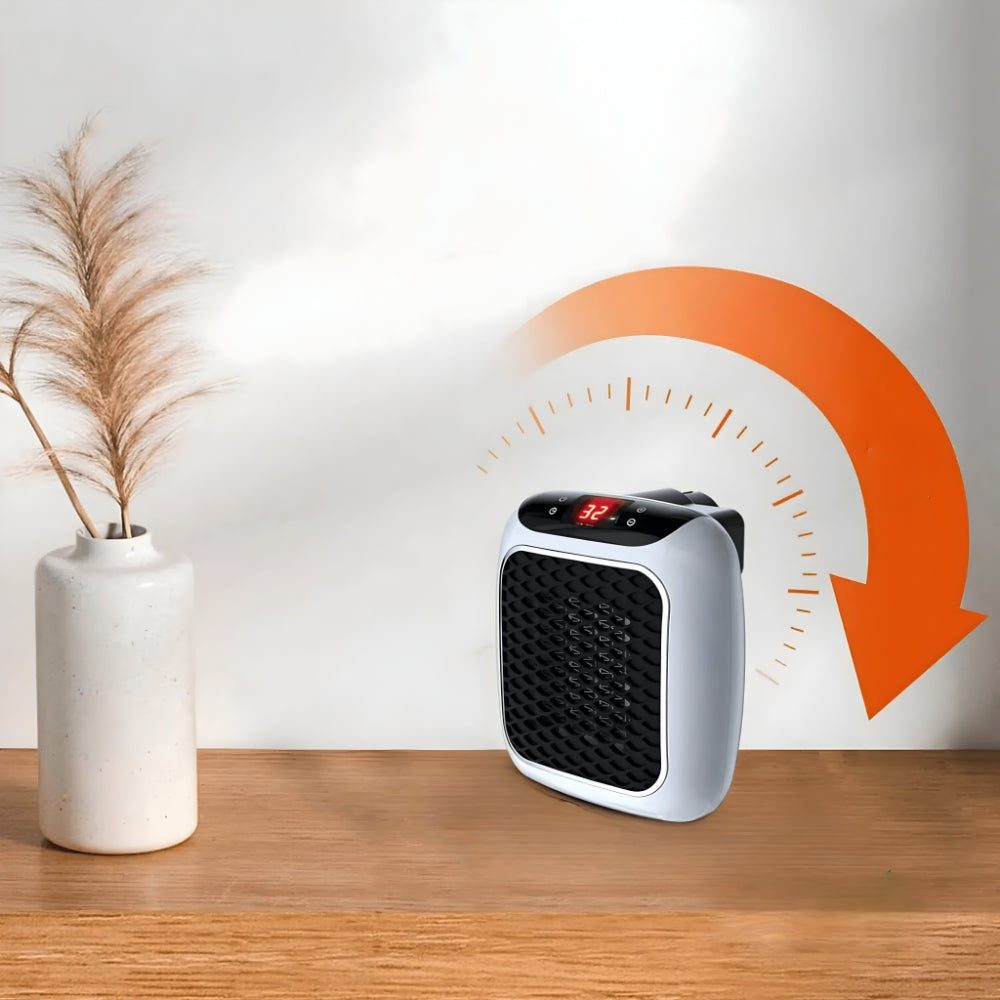 Skanto | WarmiWall Ceramic Wall Heater – Energy-Saving Mini Radiator with Thermostat