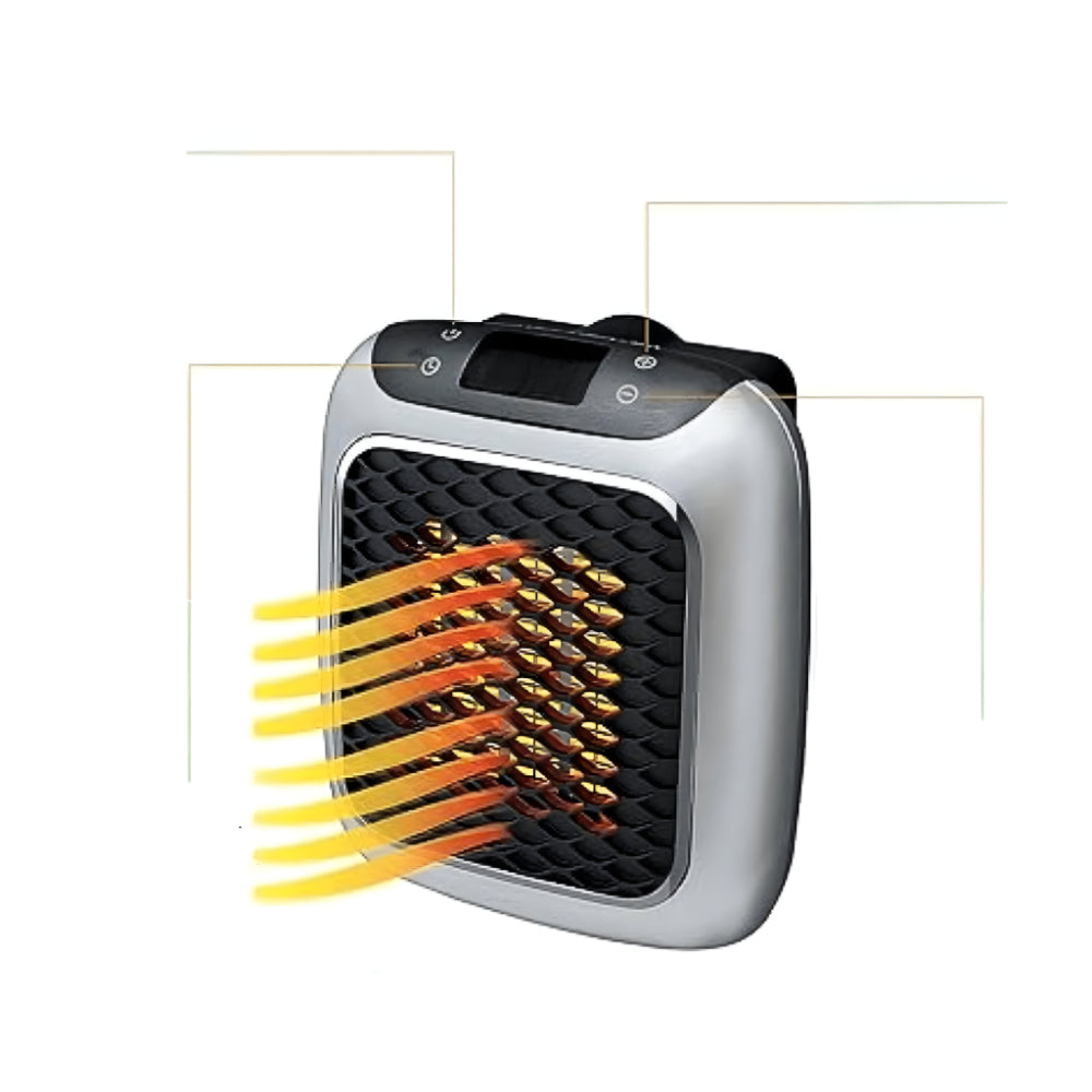 Skanto | WarmiWall Ceramic Wall Heater – Energy-Saving Mini Radiator with Thermostat