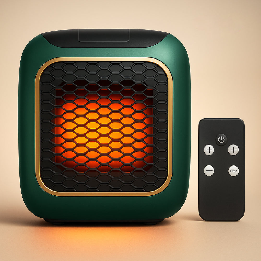 Skanto | WarmiWall Ceramic Wall Heater – Energy-Saving Mini Radiator with Thermostat