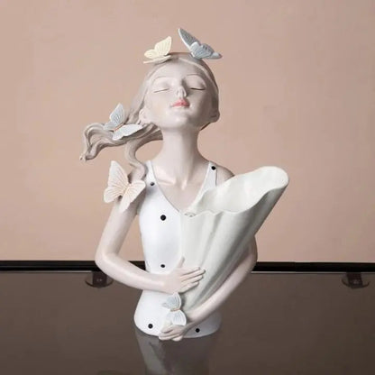 BowLift | Ceramic vase Butterfly girl – Elegant & modern flower vase