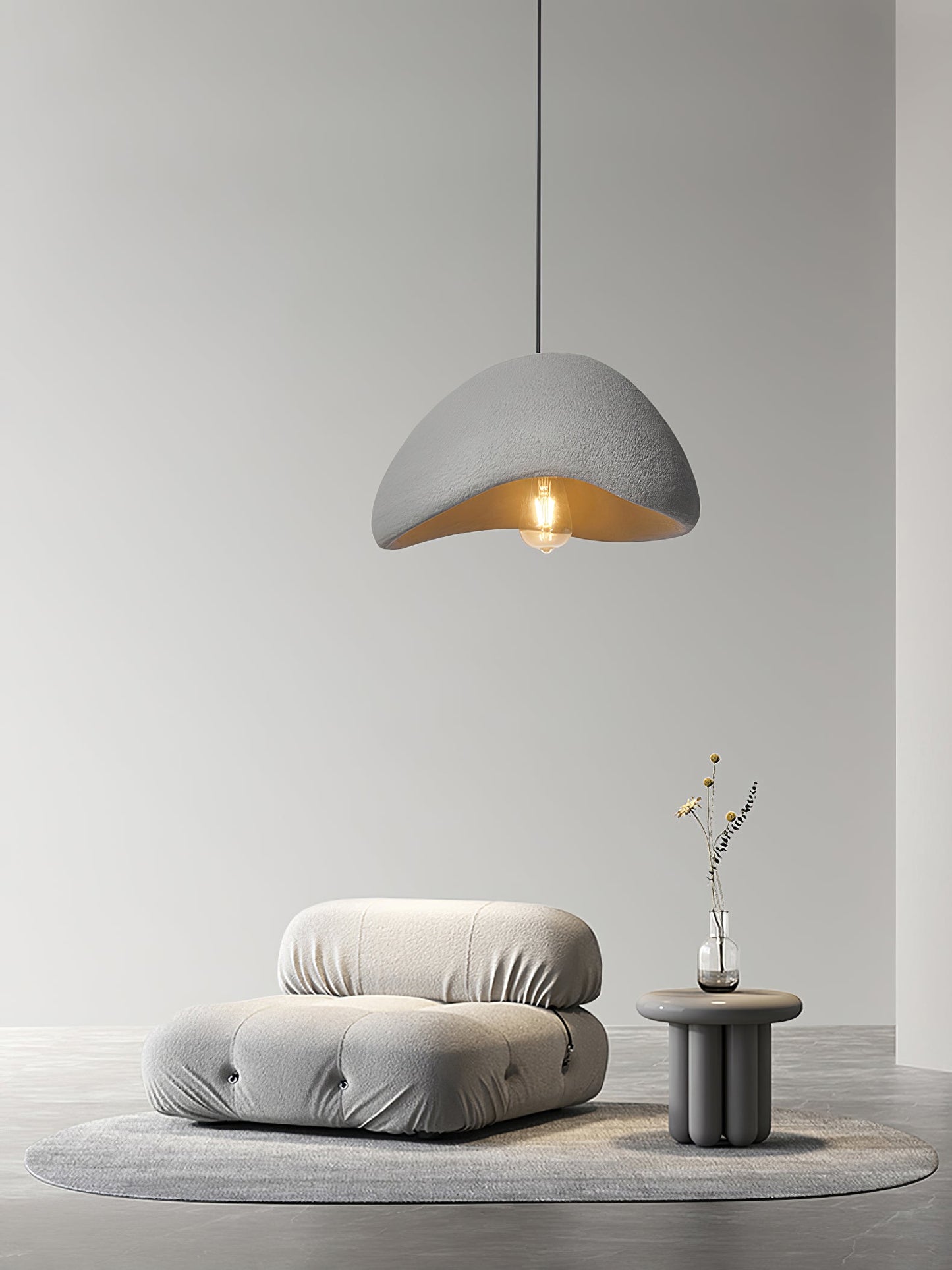 Wabi-Sabi Cocoon Pendant Light, Style A