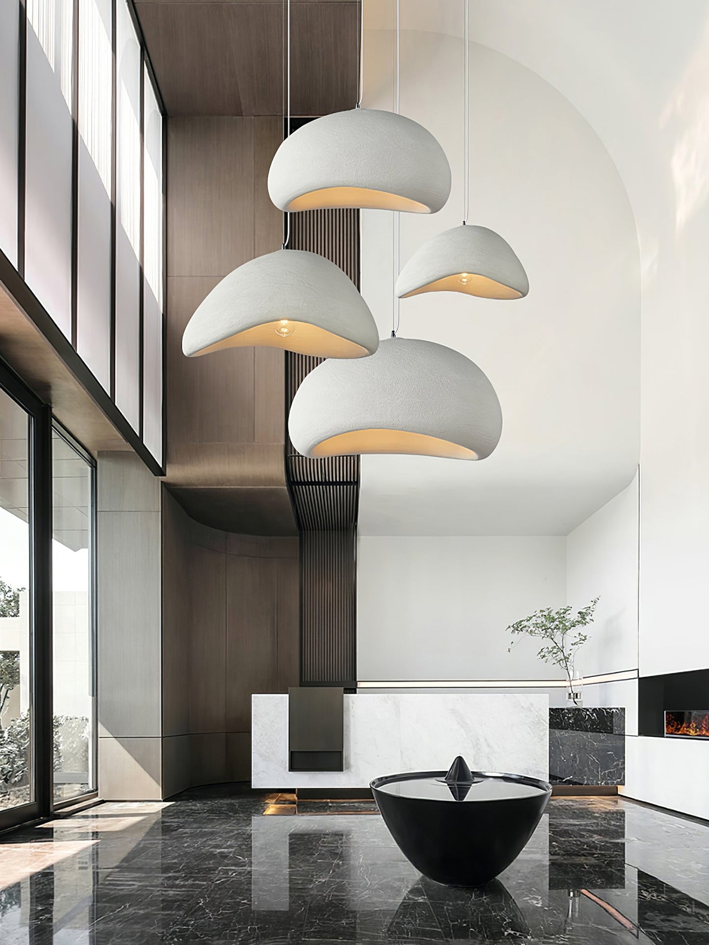 Wabi-Sabi Cocoon Pendant Light, Style A
