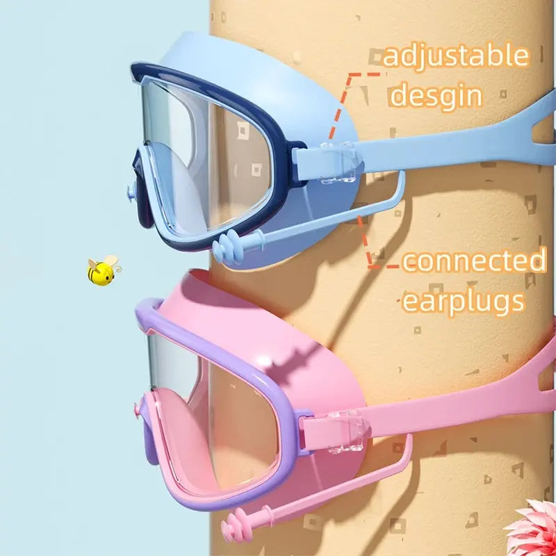 Anti-fog Swim Goggles for Kids – Soft and Protective